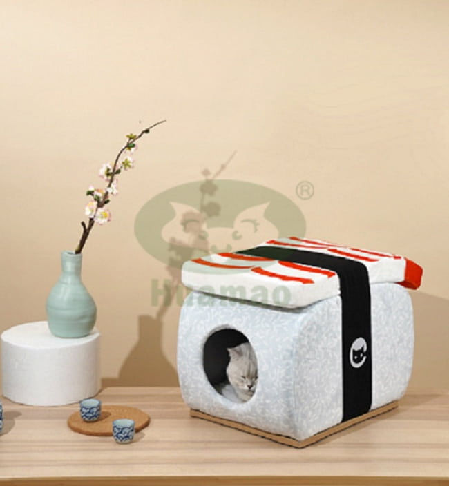 Sushi Cat House Stool